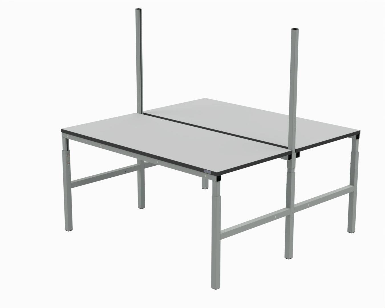 Стол рабочий 2х(1200х700 мм) 41.О ESD (RAL7012)