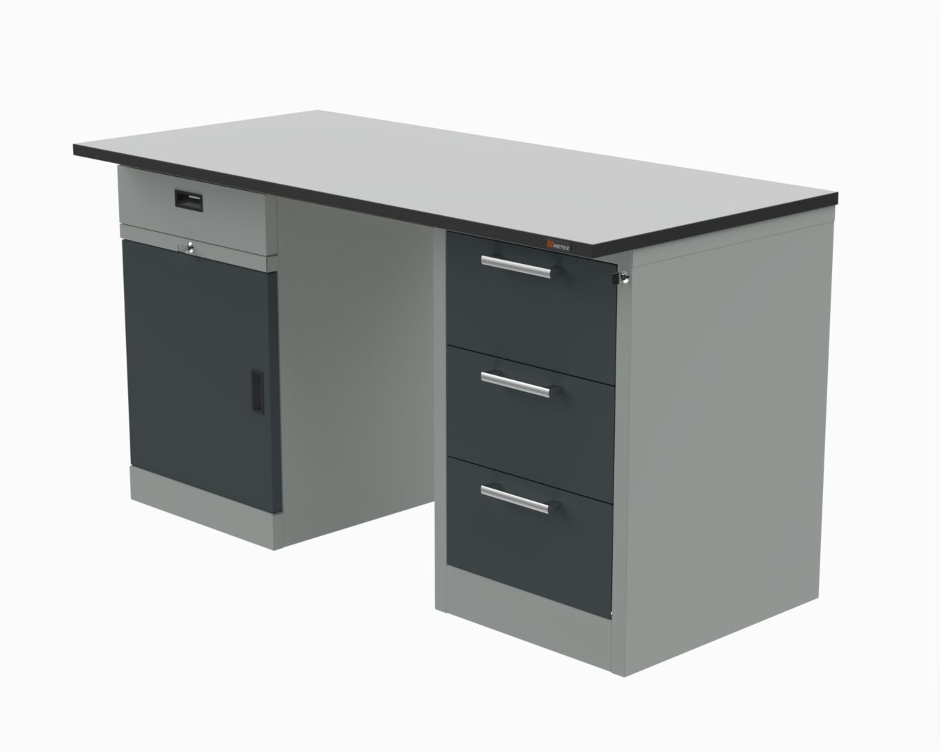 Стол рабочий 1800х700 мм 41.Т.С1.С3 (RAL7012)