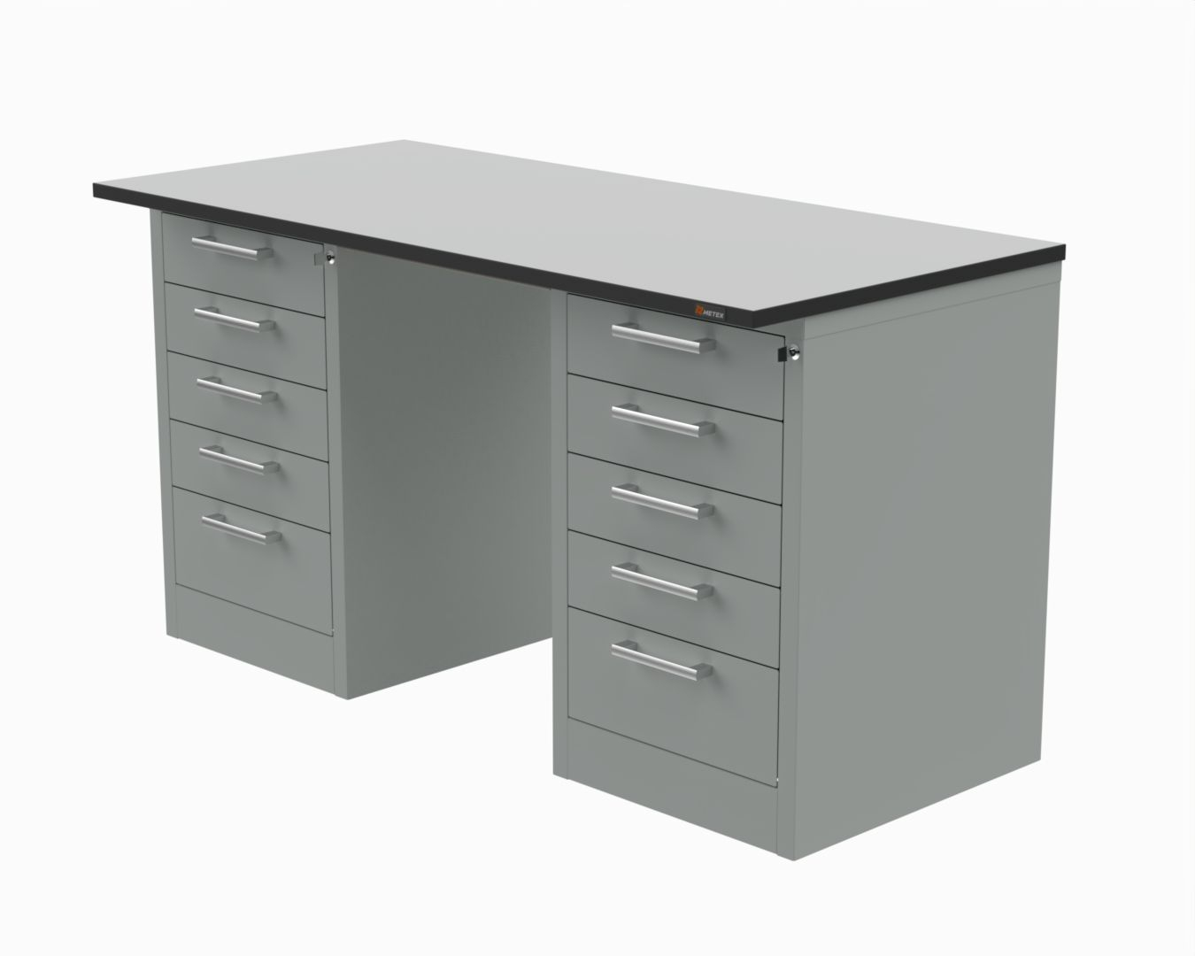 Стол рабочий 1500х700 мм 41.Т.С5.С5 (RAL7012)
